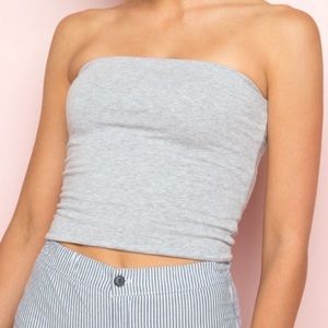 Brandy Melville Grey Tube top!!!